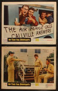 6s539 NO TIME FOR SERGEANTS 7 LCs '58 Andy Griffith, Myron McCormick & Nick Adams!