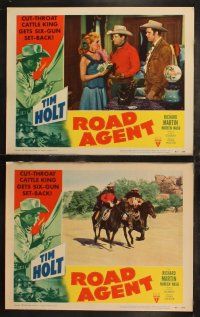 6s375 ROAD AGENT 8 LCs '52 Tim Holt, Richard Martin, Noreen Nash, cool western images!