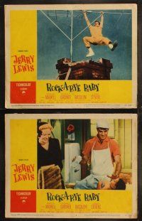 6s377 ROCK-A-BYE BABY 8 LCs '58 Jerry Lewis with Marilyn Maxwell, Connie Stevens!