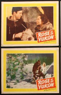 6s604 ROSE OF THE YUKON 6 LCs '48 Steve Brodie, Myrna Dell, desperate men & daring women in Alaska!
