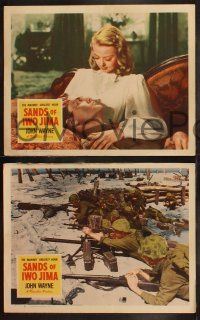 6s812 SANDS OF IWO JIMA 3 LCs '50 John Agar, Adele Mara, World War II action!