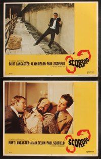 6s389 SCORPIO 8 LCs '73 Burt Lancaster, Alain Delon, the most incredible manhunt of all time!