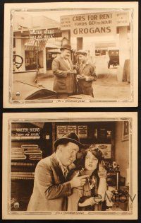 6s647 SIXTY CENTS AN HOUR 5 LCs '23 Walter Hiers & pretty Jacqueline Logan screwball comedy!