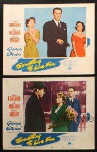 6s648 SOMETHING TO LIVE FOR 5 LCs '52 Joan Fontaine, Ray Milland, Teresa Wright, George Stevens