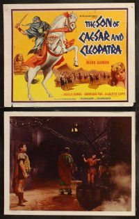 6s415 SON OF CAESAR & CLEOPATRA 8 LCs '64 Mark Damon, Baldi's Il Figlio Di Cleopatra!