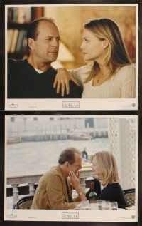 6s547 STORY OF US 7 LCs '99 Bruce Willis, Michelle Pfeiffer, director Rob Reiner candid!