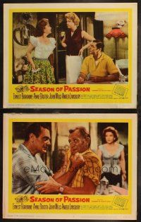 6s822 SUMMER OF THE SEVENTEENTH DOLL 3 LCs '60 Ernest Borgnine, Anne Baxter, Season of Passion