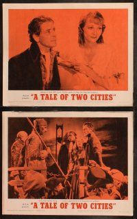 6s433 TALE OF TWO CITIES 8 LCs R62 Ronald Colman, Elizabeth Allan, written by Charles Dickens!