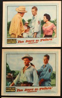 6s610 TEN DAYS TO TULARA 6 LCs '58 fugitive Sterling Hayden & Grace Raynor chased in S. America!