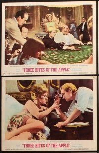 6s611 THREE BITES OF THE APPLE 6 LCs '67 David McCallum, Sylvia Koscina, roulette gambling image!