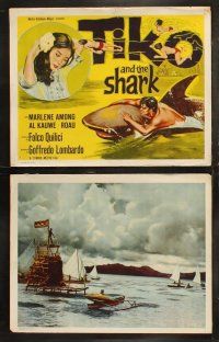 6s448 TIKO & THE SHARK 8 int'l LCs '64 adventures of a young islander who tamed a man-killer!