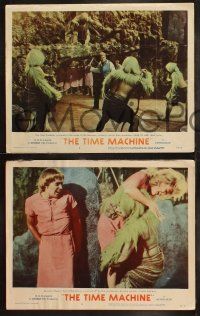 6s831 TIME MACHINE 3 LCs '60 H.G. Wells, George Pal, Rod Taylor, Yvette Mimieux w/ creatures!