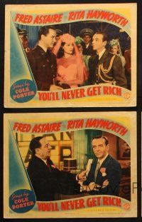 6s660 YOU'LL NEVER GET RICH 5 LCs '41 Fred Astaire with sexy Rita Hayworth & John Hubbard!