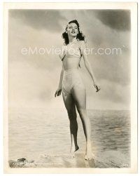 6t022 AVA GARDNER 8x10.25 still '40s at the ocean in swimsuit displaying her incredible figure!