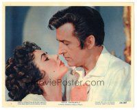 6t195 BEAU BRUMMELL color 8x10 still #1 '54 romantic c/u of Elizabeth Taylor & Stewart Granger!