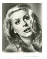 6t032 CATHERINE DENEUVE 8x10.25 still '69 close up, making her American debut in The April Fools!