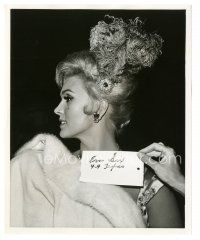6t068 EVA SIX 8.25x10 still '64 test photo showing her wild hairdo & jewelry from 4 For Texas!