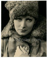 6t079 GRETA GARBO 7.5x9.25 still '30 beautiful portrait in Russian outfit from Romance by Hurrell!