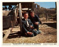 6t240 GUNFIGHT AT THE O.K. CORRAL color 8x10 still '57 Kirk Douglas & Burt Lancaster at climax!