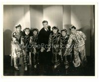 6t611 HAPPINESS AHEAD 8x10.25 still '34 Dick Powell performs with Chinese tap dancers by Longworth