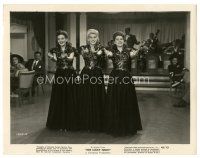 6t624 HER LUCKY NIGHT 8x10.25 still '45 Andrews Sisters performing at nightclub in cool outfits!