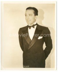 6t669 JACK MULHALL 8.25x10 still '20s close portrait wearing tuxedo when he was young!