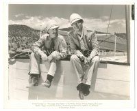 6t719 LIGHT THAT FAILED candid 8.25x10 still '39 Ronald Colman & Walter Huston on whaleboat!