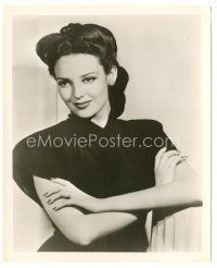 6t125 LINDA DARNELL 8.25x10 still '40s close up smiling portrait of the beautiful actress!