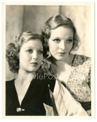 6t725 LORETTA YOUNG/SALLY BLANE 8x10 still '30s the prettiest sisters on screen by Elmer Fryer!