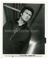 6t742 MAGNUM FORCE 8x10 still '73 close up of bewildered Clint Eastwood as Dirty Harry!