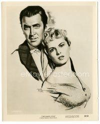 6t783 NAKED SPUR 8.25x10.25 still '53 art of James Stewart behind sexy Janet Leigh by Morr Kusnet!