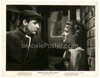 6t790 NONE BUT THE LONELY HEART 8x10.25 still '44 c/u of Cary Grant staring at pretty June Duprez!