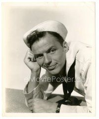 6t797 ON THE TOWN 8.25x10 still '49 great close up of Frank Sinatra in sailor suit!