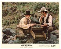 6t263 PAINT YOUR WAGON color 8x10 still '69 Clint Eastwood & Lee Marvin panning for gold!