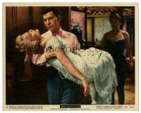 6t264 PETE KELLY'S BLUES color 8x10 still #8 '55 Jack Webb holding passed out Janet Leigh!