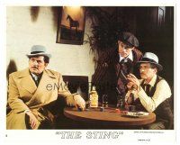 6t274 STING 8x10 mini LC #2 R77 con men Paul Newman & Robert Redford with Robert Shaw!