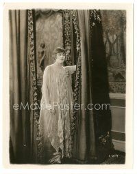 6t181 THEDA BARA 8x10.25 still '19 standing in ornate gown in doorway from The Light, lost film!