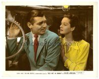 6t276 THEY MET IN BOMBAY color-glos 8x10.25 still '41 c/u of Clark Gable & pretty Rosalind Russell!