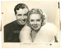 6t951 TIN PAN ALLEY 8x10.25 still '40 great close up of sexy Alice Faye in fur with John Payne!