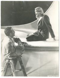 6t962 TOPPER TAKES A TRIP candid 7.25x9.5 still '39 director McLeod on ladder by Constance Bennett!