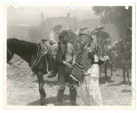 6t963 TREASURE OF THE SIERRA MADRE 8x10 key book still '48 Tim Holt w/arm in sling & Walter Huston