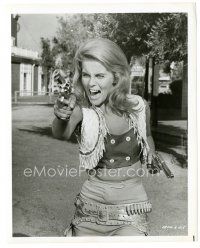 6t974 VIVA LAS VEGAS 8x10.25 still '64 enraged Ann-Margret as sexiest gunfighter about to shoot!