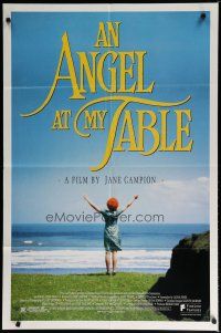 6w042 ANGEL AT MY TABLE 1sh '90 Jane Campion, based on the autobiographies of Jane Frame!