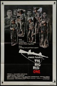 6w081 BIG RED ONE 1sh '80 directed by Samuel Fuller, Lee Marvin, Mark Hamill in WWII!