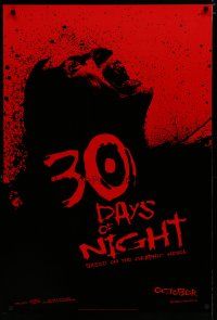 6x046 30 DAYS OF NIGHT teaser DS 1sh '07 Josh Hartnett & Melissa George hunt vampires in Alaska!