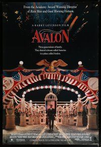 6x092 AVALON advance 1sh '90 directed by Barry Levinson, Armin Mueller-Stahl & Elizabeth Perkins!