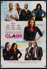 6x098 BAGGAGE CLAIM advance DS 1sh '13 Paula Patton, Taye Diggs, she's done flying solo!