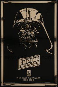 6x017 EMPIRE STRIKES BACK Kilian foil advance 1sh R90 George Lucas sci-fi classic, Darth Vader!