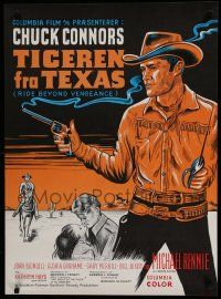 6y820 RIDE BEYOND VENGEANCE Danish '66 Chuck Connors, the new giant of western adventure!