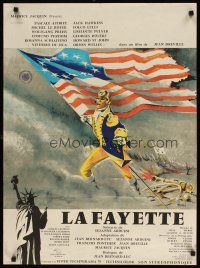 6y222 LAFAYETTE French 23x32 '63 Jean Dreville, Orson Welles, Jack Hawkins, Clement Hurel art!